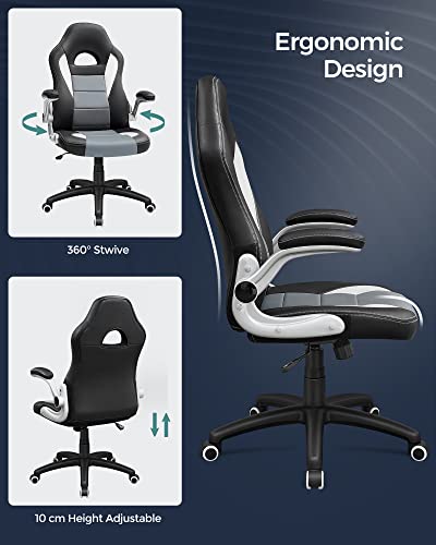 SONGMICS Gamingstuhl, Racing Chair, Schreibtischstuhl mit hoher Rückenlehne, Bürostuhl, höhenverstellbar - 4