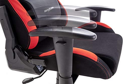 Robas Lund OH/FD01/NR DX Racer 1 Gaming-/ Büro-/ Schreibtischstuhl, mit Wippfunktion Gaming Stuhl Höhenverstellbarer - 5