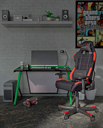 Robas Lund OH/FD01/NR DX Racer 1 Gaming-/ Büro-/ Schreibtischstuhl, mit Wippfunktion Gaming Stuhl Höhenverstellbarer - 10