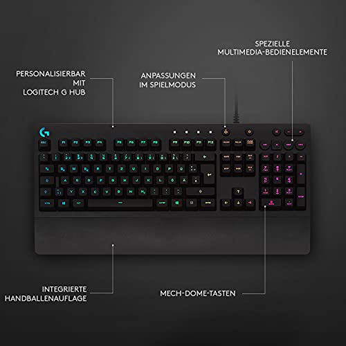 Logitech G213 Prodigy Gaming-Tastatur, RGB-Beleuchtung, Programmierbare G-Tasten - 4