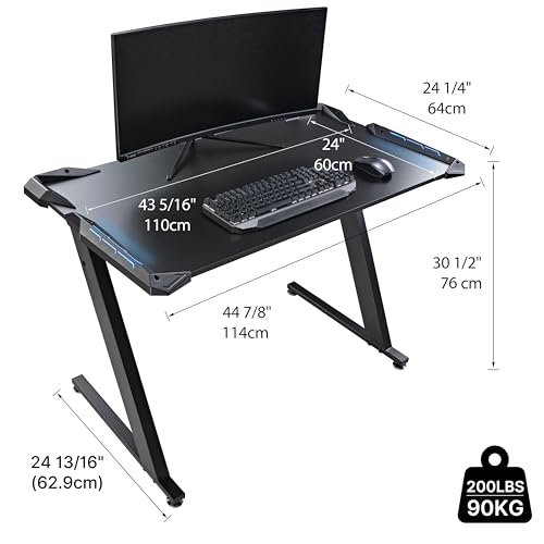 EUREKA ERGONOMIC Gaming Tisch Z1-S - 3