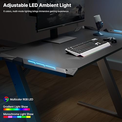 EUREKA ERGONOMIC Gaming Tisch Z1-S - 6