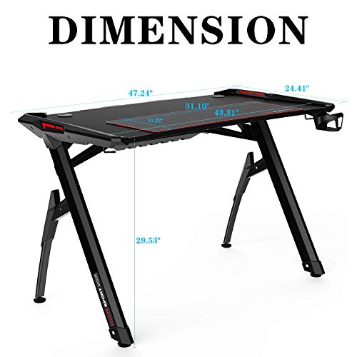 AuAg Gaming Schreibtisch – 120cm - 4