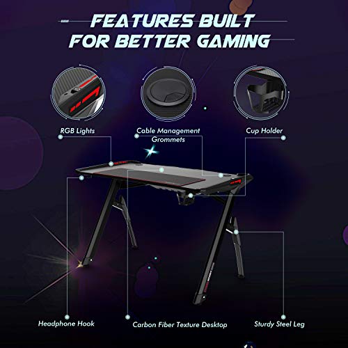AuAg Gaming Schreibtisch – 120cm - 3