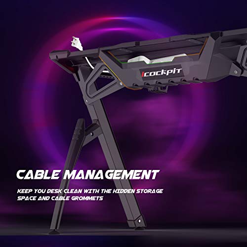 AuAg Gaming Schreibtisch – 120cm - 5