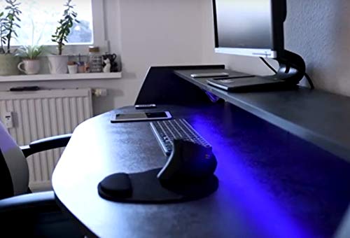Wohnorama Gaming Tisch Schreibtisch – 173cm - 6