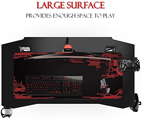 Dripex Ergonomischer Gaming Tisch 110cm - 2