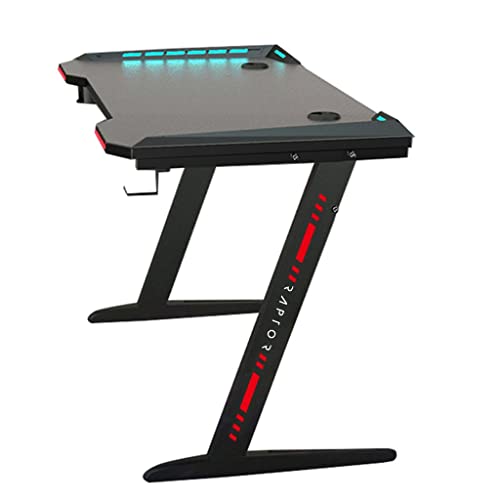 Raptor Gaming-Tisch GT-100 RGB PC Gaming-Schreibtisch mit LED RGB-Beleuchtung - 6