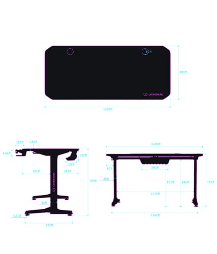 Ultradesk Frag – 140cm - 6