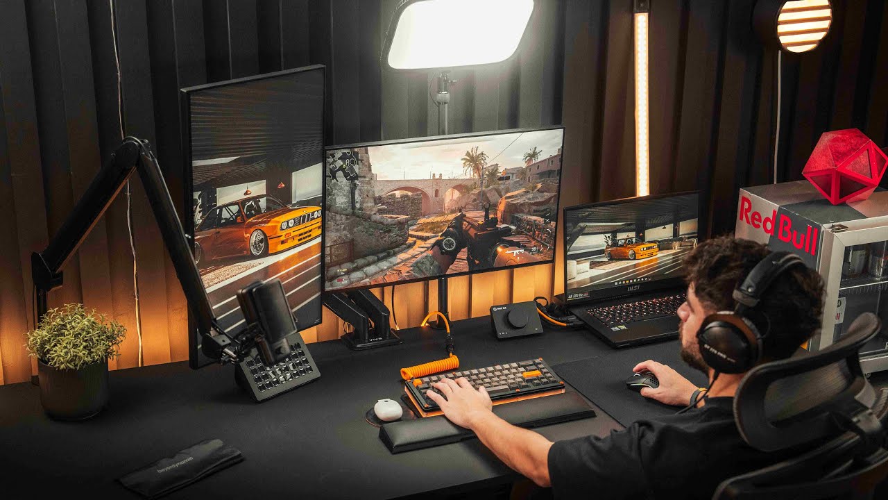 Gaming-Desk-Setup mit dem leistungsstärksten Gaming-Laptop | MSI GT77 Titan