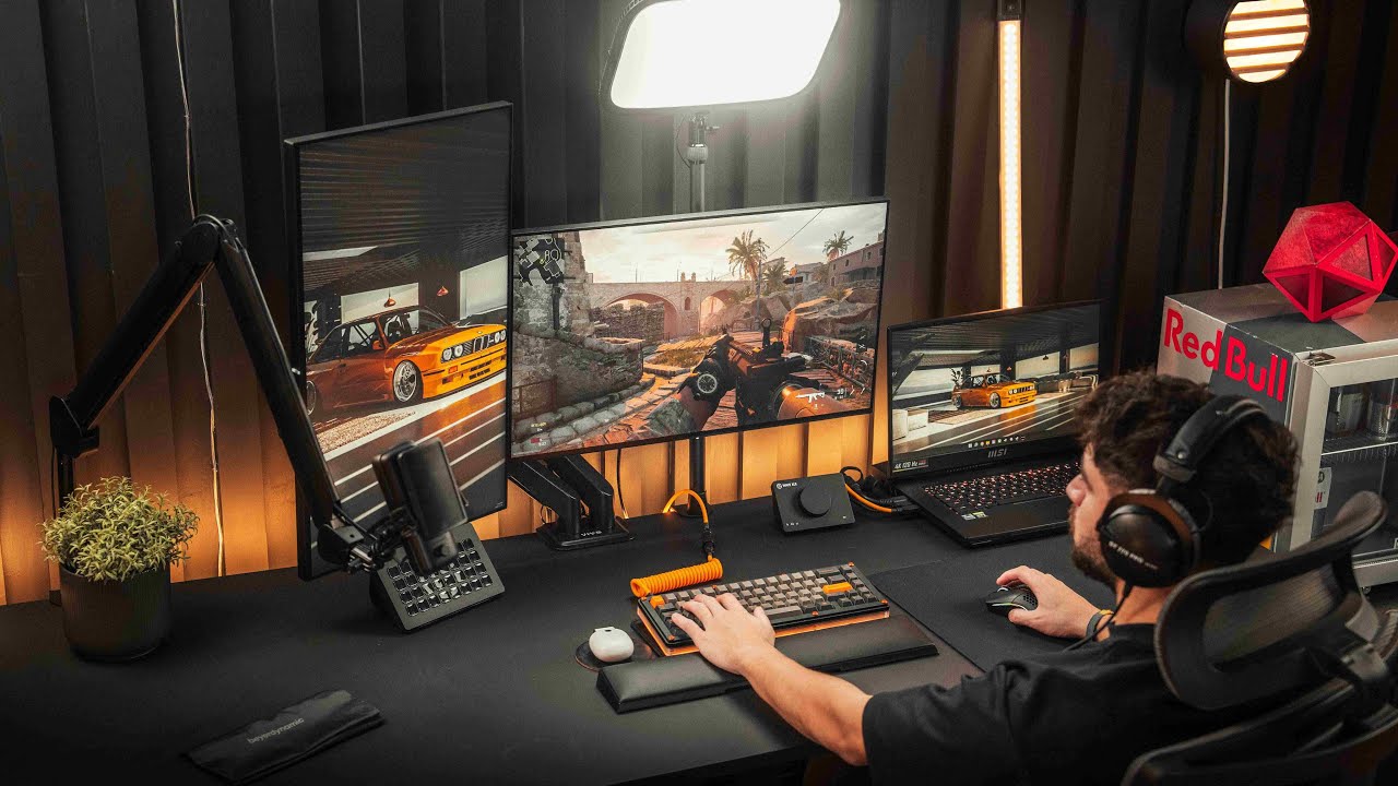 Gaming-Desk-Setup mit dem leistungsstärksten Gaming-Laptop | MSI GT77 Titan 1 Gaming-Desk-Setup mit dem leistungsstärksten Gaming-Laptop | MSI GT77 Titan