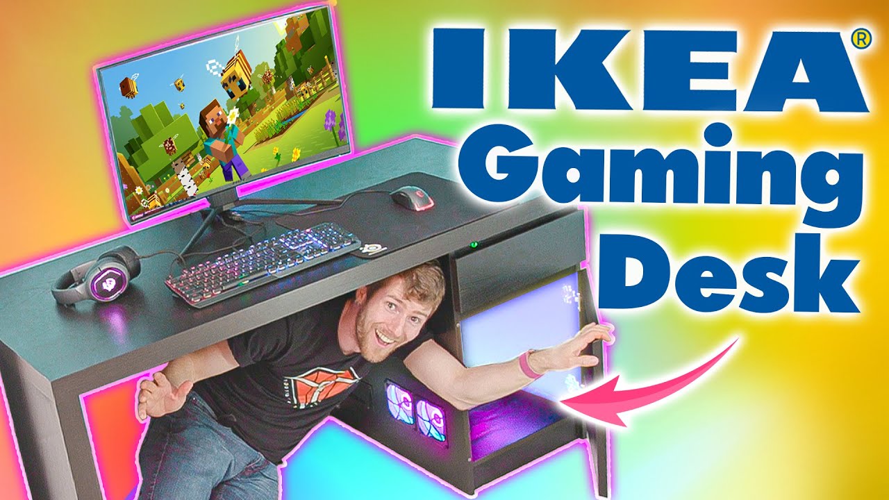 Ultimativer Gaming-Schreibtisch von IKEA 1 Ultimativer Gaming-Schreibtisch von IKEA