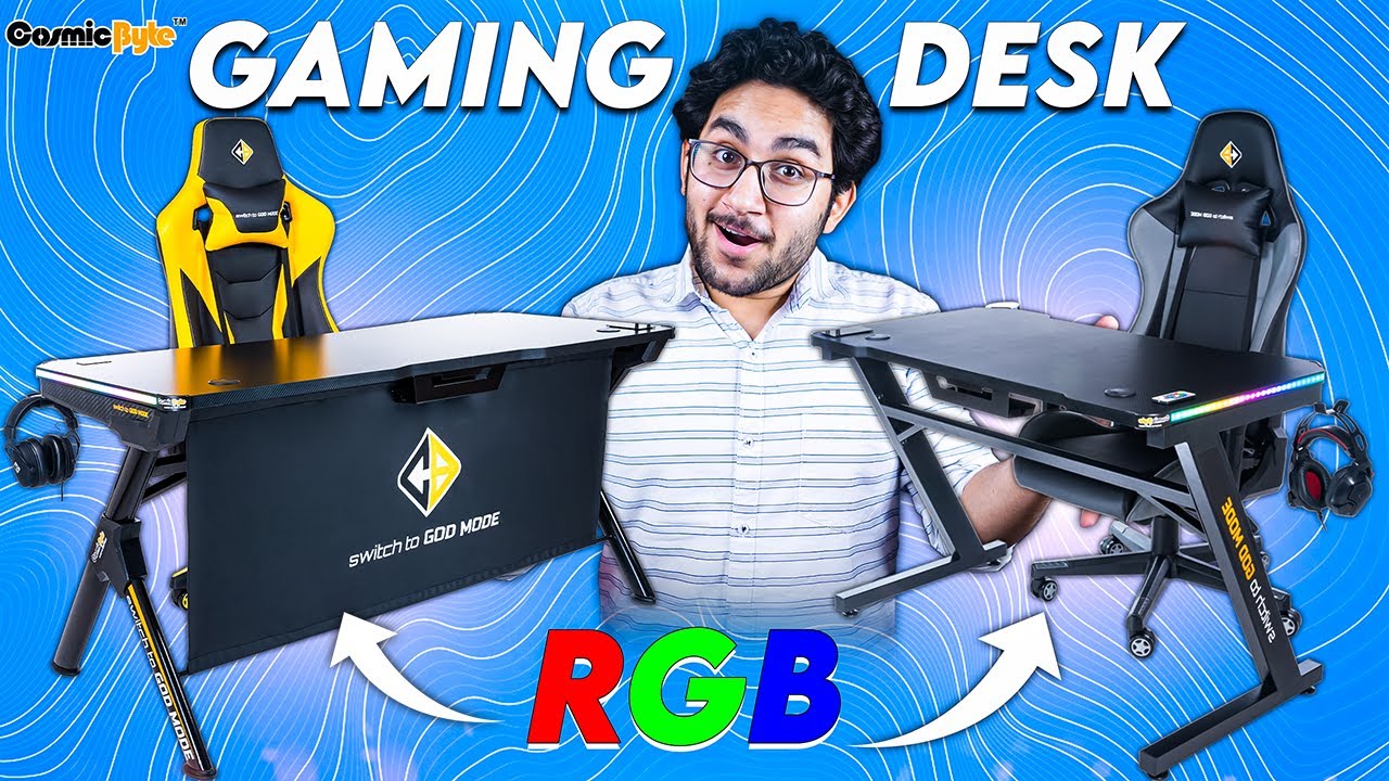 RGB-Gaming-Schreibtische | Cosmic Byte Battleport & Warzone