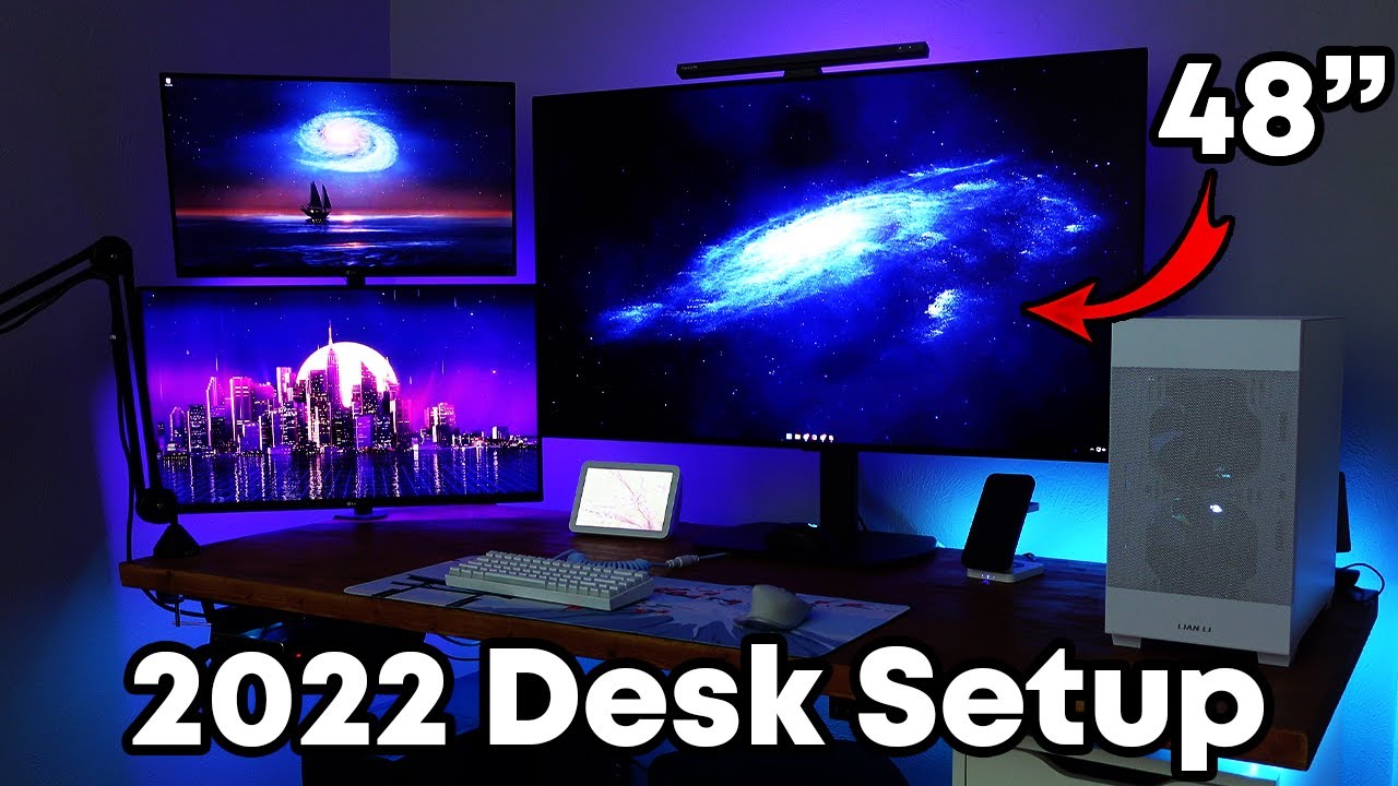 Mein OLED Dream Gaming Desk Setup 2023!