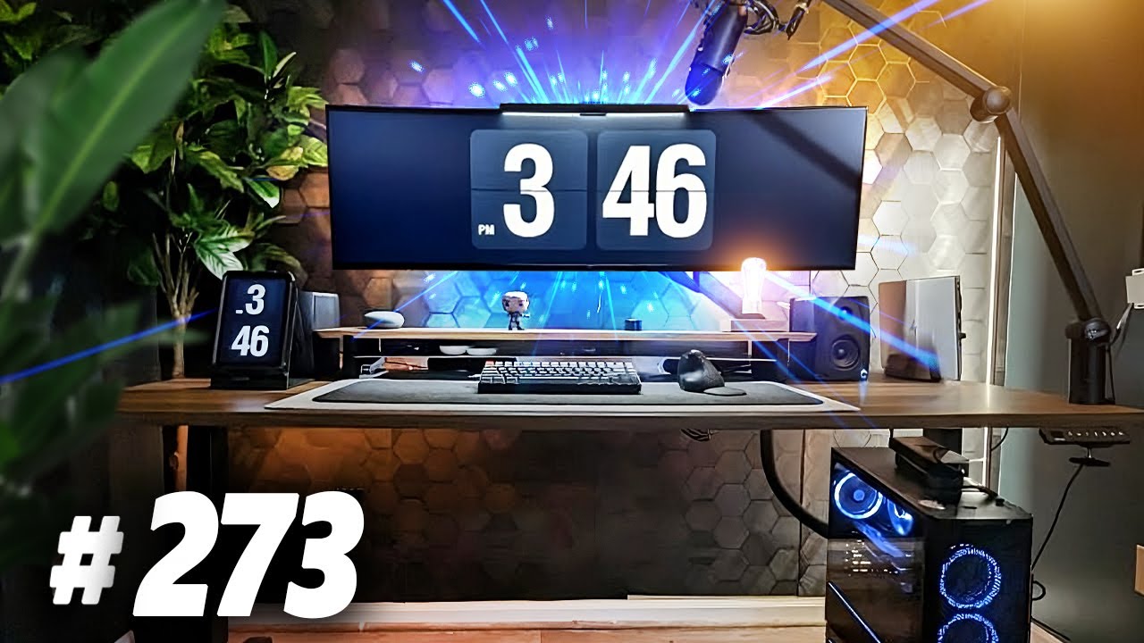 Room Tour Project 273 – BEST Desk & Gaming Setups!