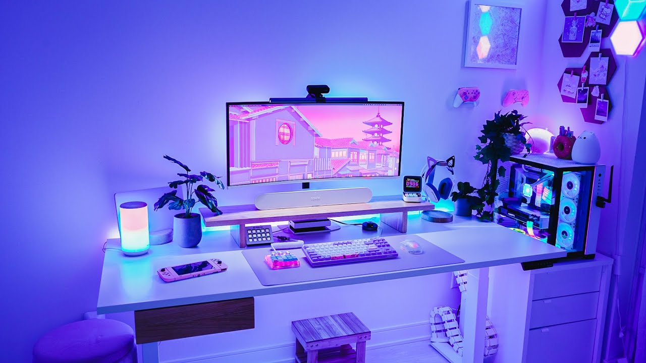 Gamer Girl's DREAM Setup Makeover + Desky Stehpult Test ✨. 1 Gamer Girl’s DREAM Setup Makeover + Desky Stehpult Test ✨.