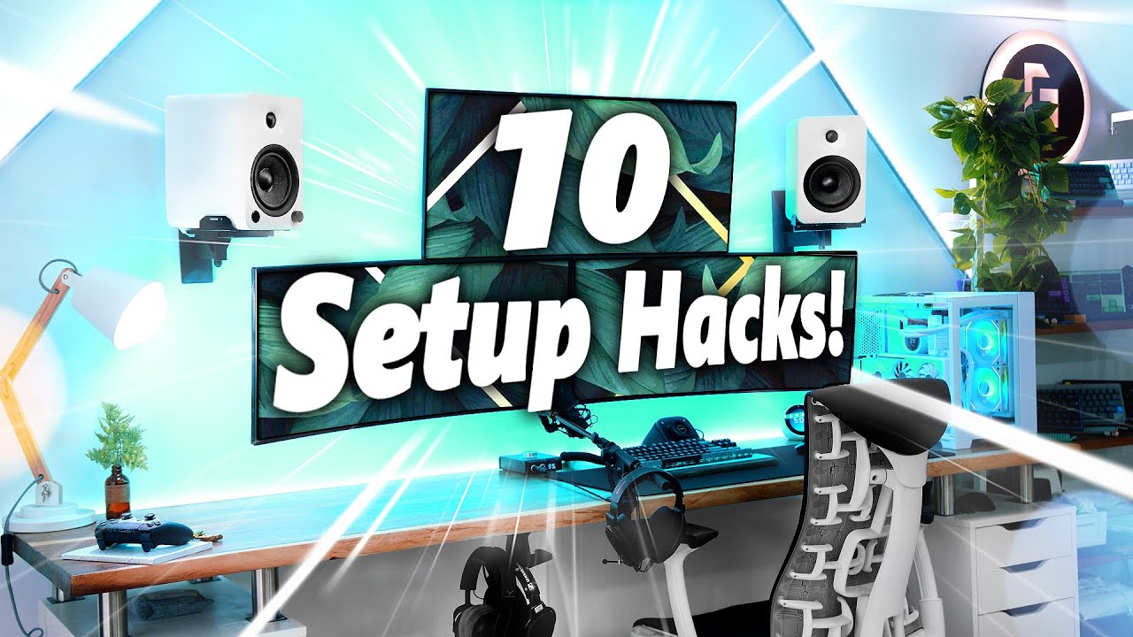 10 Tipps zur Verbesserung deines Gaming-/Schreibtisch-Setups!