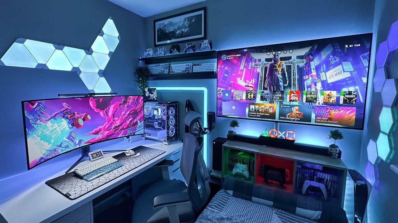 Spieleinrichtung / Raumtour! - 2023 - Ultimatives Setup für kleine Räume! 1 Spieleinrichtung / Raumtour! – 2023 – Ultimatives Setup für kleine Räume!