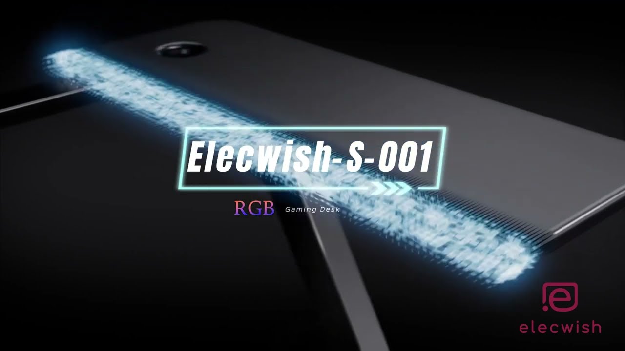 Elecwish RGB Gaming Desk-S-001 Markteinführung
