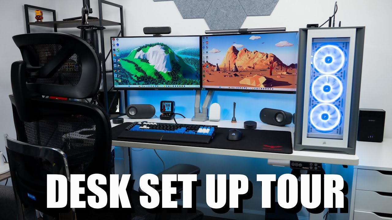 Dream Desk Set Up 2024 | Editing and Gaming Desk Set Up