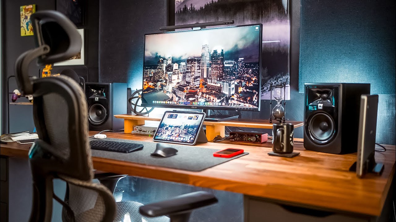 CHEAP Modern Desk Setup | Gemütlich, kreativ & minimalistisch
