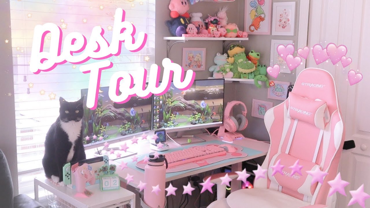 kawaii gaming desk tour!! ♡ *mit Links