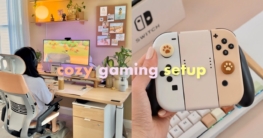 My Cozy Gaming Desk Setup | Nintendo Switch Zubehör, PC Gaming Setup, Ultrawide Gaming 1 Den perfekten günstigen Gaming Tisch für dein Zimmer