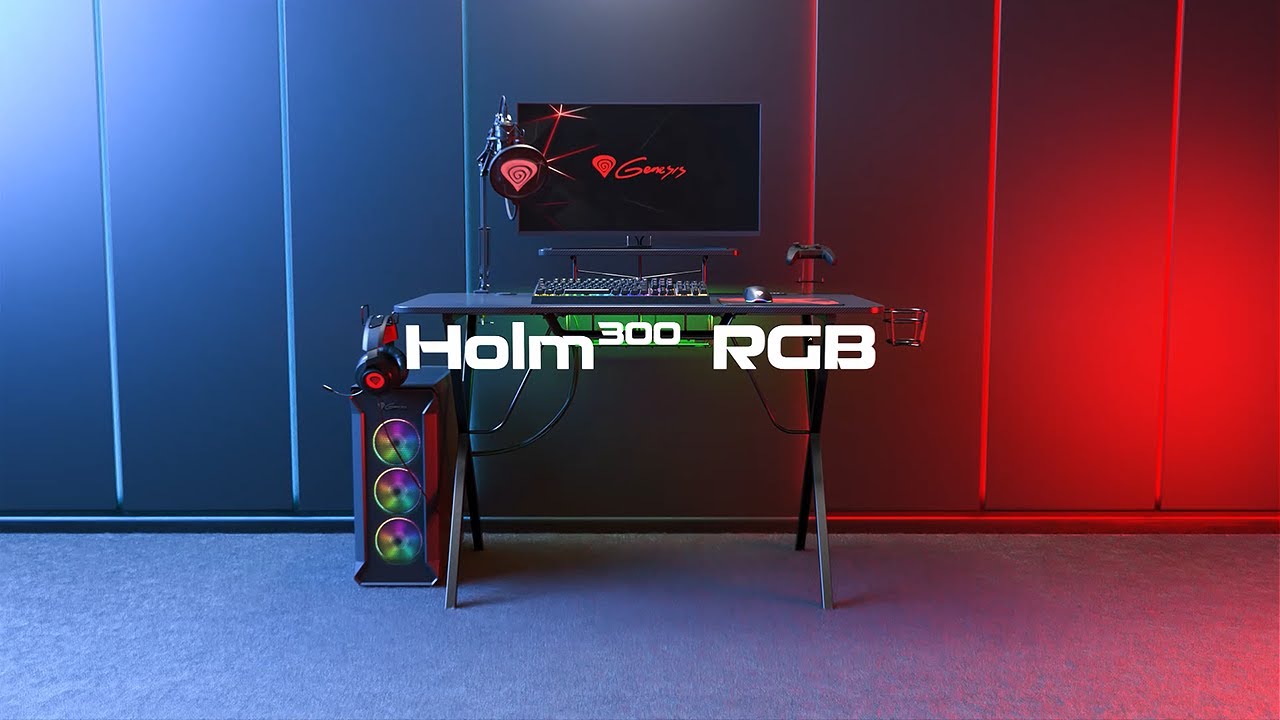 Holm 300 RGB Ultimate Gaming Desk 1 Holm 300 RGB Ultimate Gaming Desk