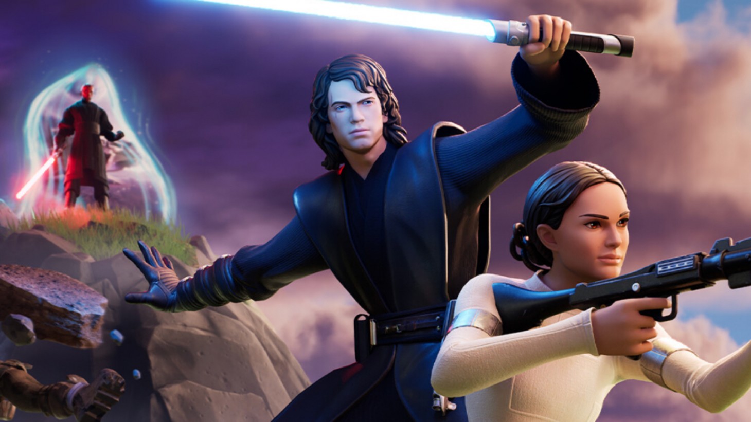 Anakin, Padme, Darth Maul und viele mehr treten in Fortnite in einem neuen Star Wars Event auf