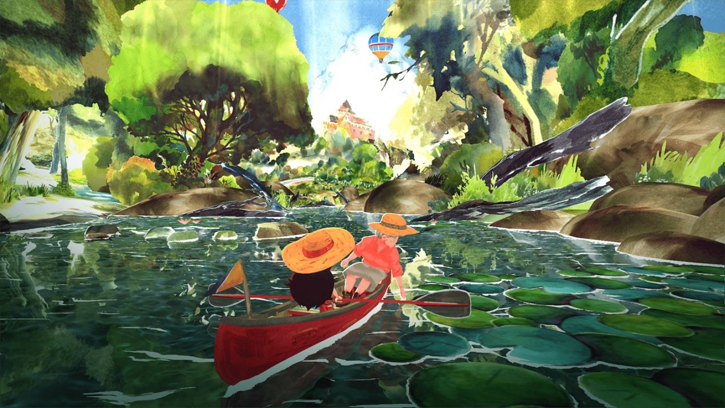Dordogne, ein wunderschönes Aquarell-Abenteuerspiel, kommt im Juni auf den Markt