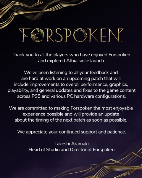 Forspoken bekommt ein großes Performance-Update Forspoken Is Getting A Big Performance Update