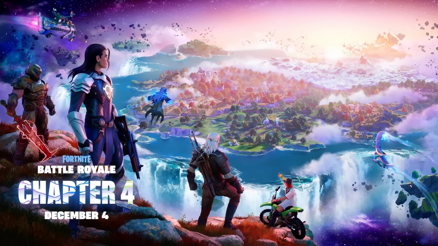 Das Finale von Fortnite Kapitel 3 endet mit einem ersten Blick auf die neue Karte und die neuen Skins von Kapitel 4 1 Das Finale von Fortnite Kapitel 3 endet mit einem ersten Blick auf die neue Karte und die neuen Skins von Kapitel 4