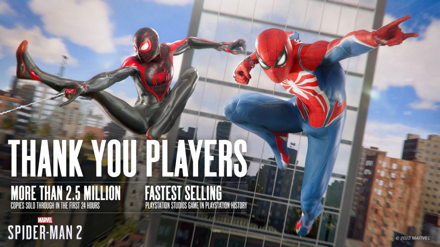 Marvel's Spider-Man 2 ist das meistverkaufte PlayStation Studios-Spiel aller Zeiten 1 Marvel’s Spider-Man 2 ist das meistverkaufte PlayStation Studios-Spiel aller Zeiten