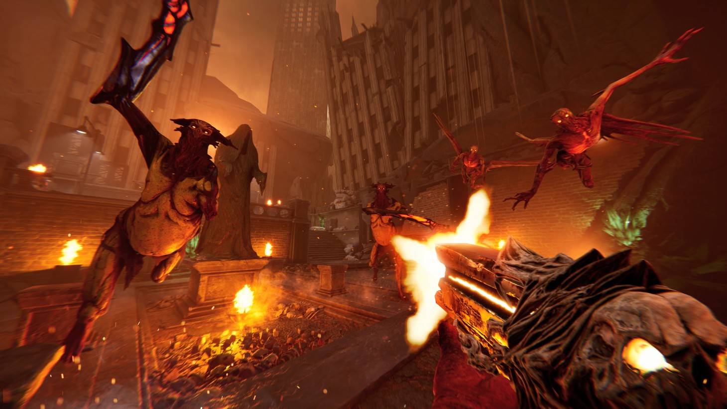 Metal: Hellsinger fügt neue Waffen-Skins und Schwierigkeitseinstellungen hinzu und startet heute auf PS4 und Xbox One