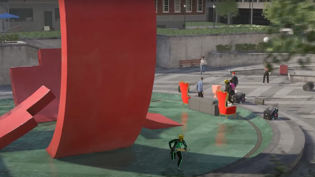 Schlittschuh. Das Entwicklertagebuch bringt jede Menge neues Filmmaterial, Details zum Gameplay und San Vansterdam