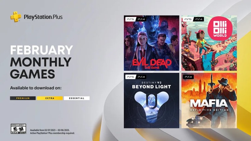 The February 2023 PlayStation Plus Lineup Includes Evil Dead: The Game, OlliOlli World, And More