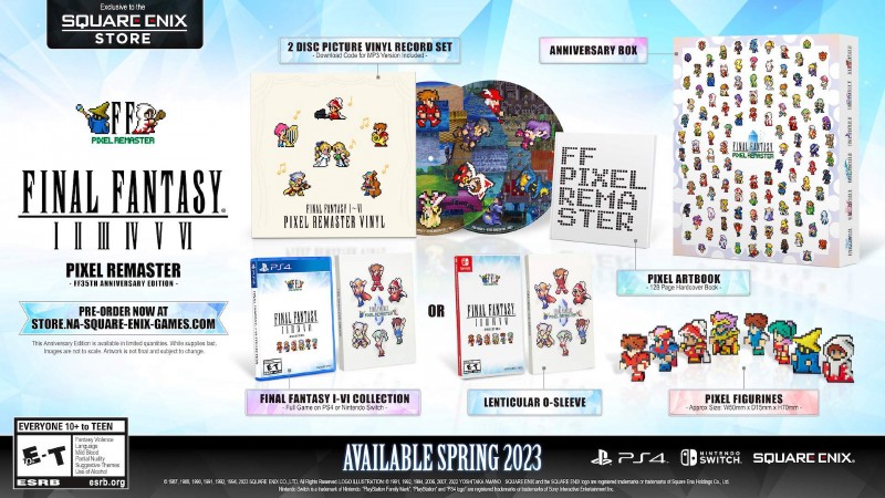 The Final Fantasy Pixel Remasters Will Finally Hit PlayStation And Switch Next Year