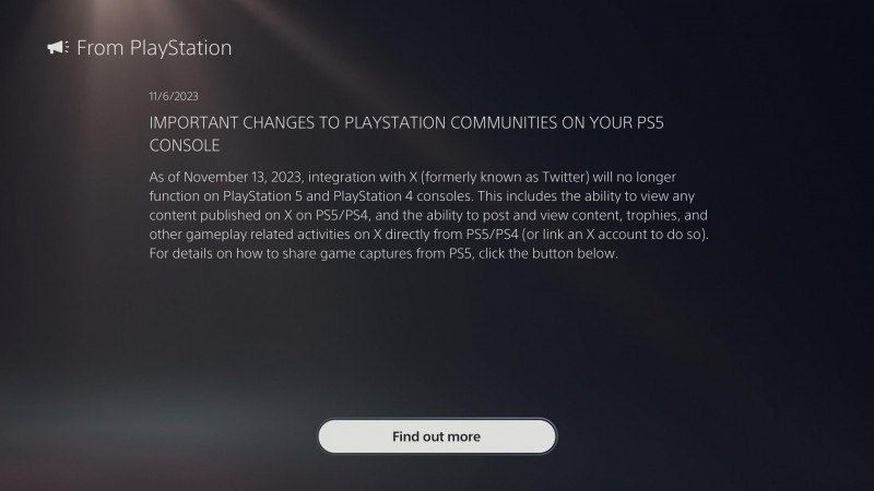 PlayStation Ending Twitter/X Integration Next Week PlayStation Ending Twitter/X Integration Next Week